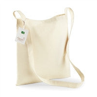 Organic cotton sling tote