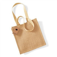 Jute compact tote