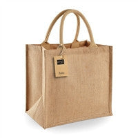 Jute midi tote