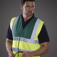 Hi vis 2 band and braces waistcoat (HVW100)