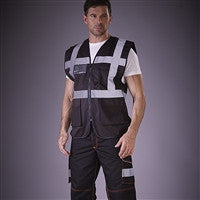 Multi-functional executive hi vis waistcoat (HVW801)