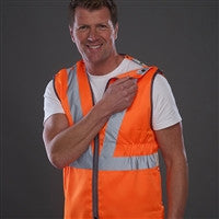 Hi vis premier railway pull-apart waistcoat (HVW118)