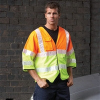 Hi vis premier two tone recovery jerkin (HVJ202)