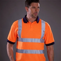 Hi vis short sleeve polo (HVJ210)