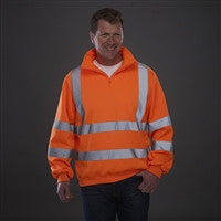 Hi vis  zip sweatshirt (HVK06)